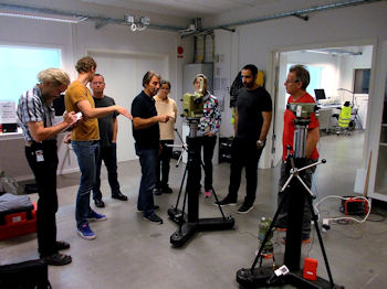 Wild equipment adjustment course at the MAX IV Lab in Lund, Sweden.